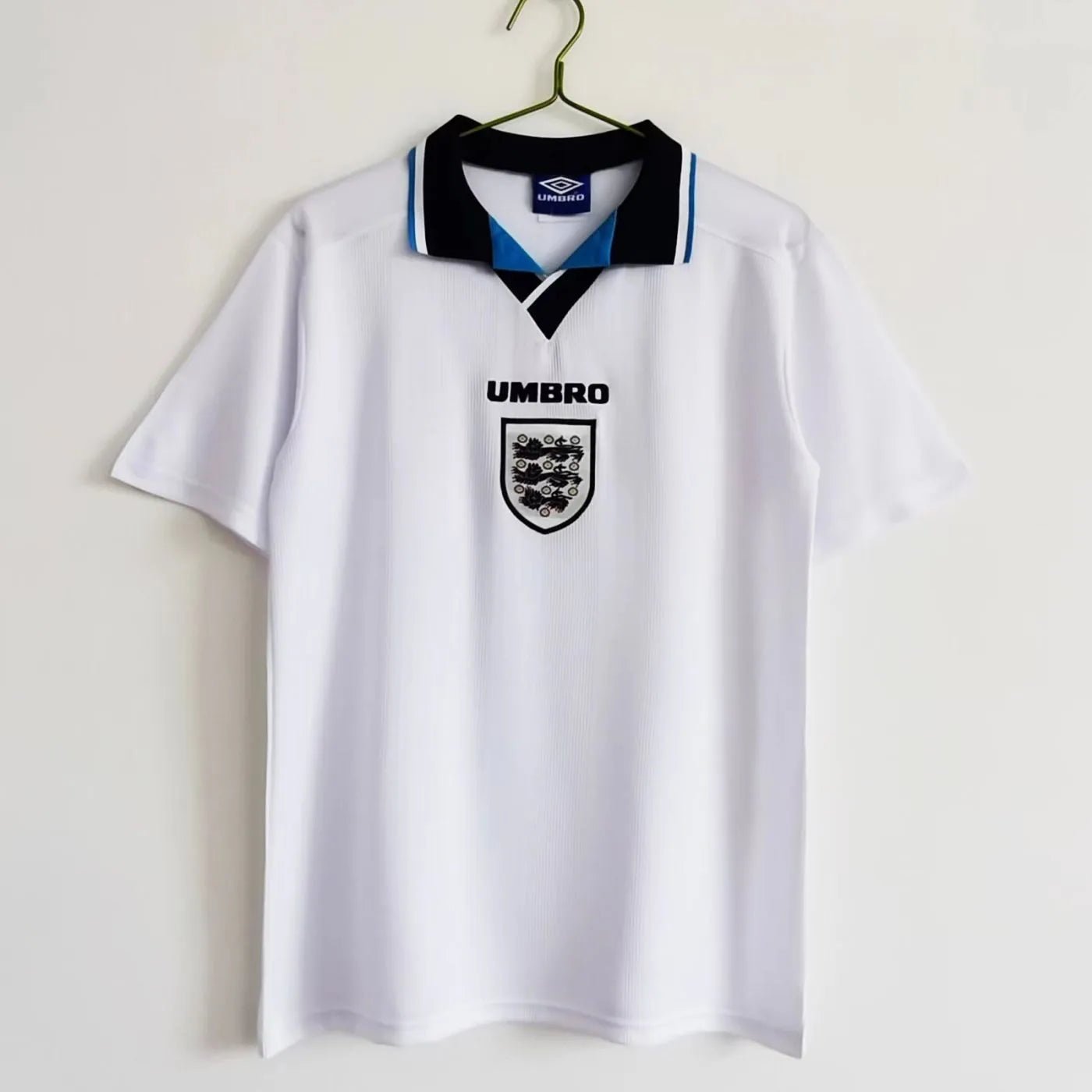 England 🏴󠁧󠁢󠁥󠁮󠁧󠁿 1996 “Euro 96” Home Jersey. - World Cup Retro Soccer Shop