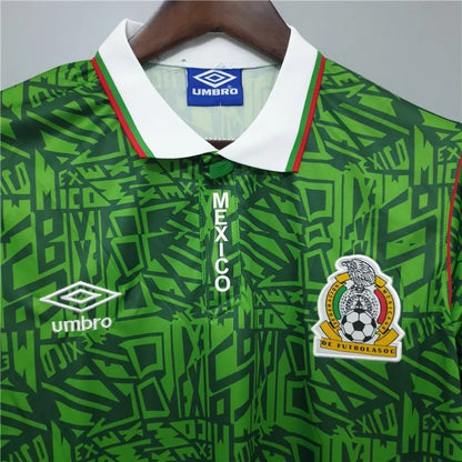 Mexico 🇲🇽 1994 World Cup Home Jersey. - World Cup Retro Soccer Shop