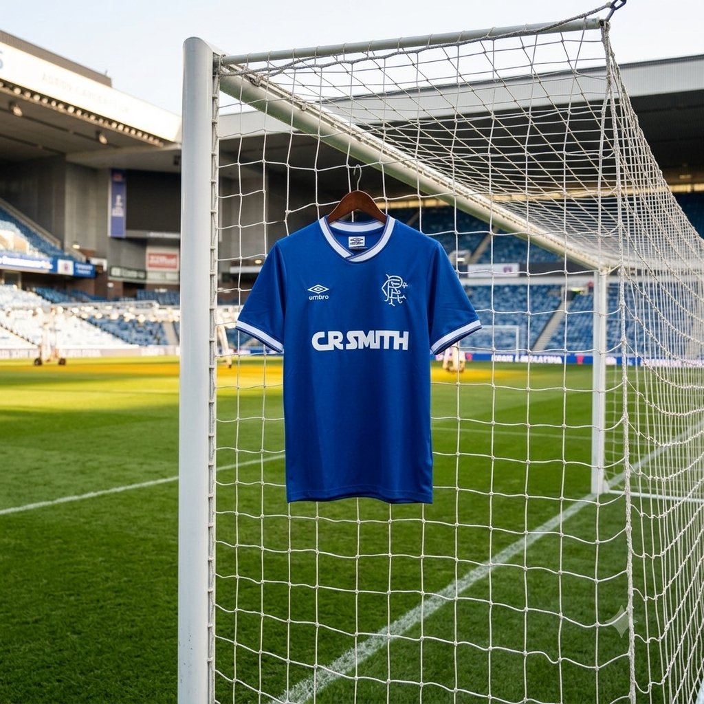 Glasgow Rangers 84/87 Home Retro Kit.