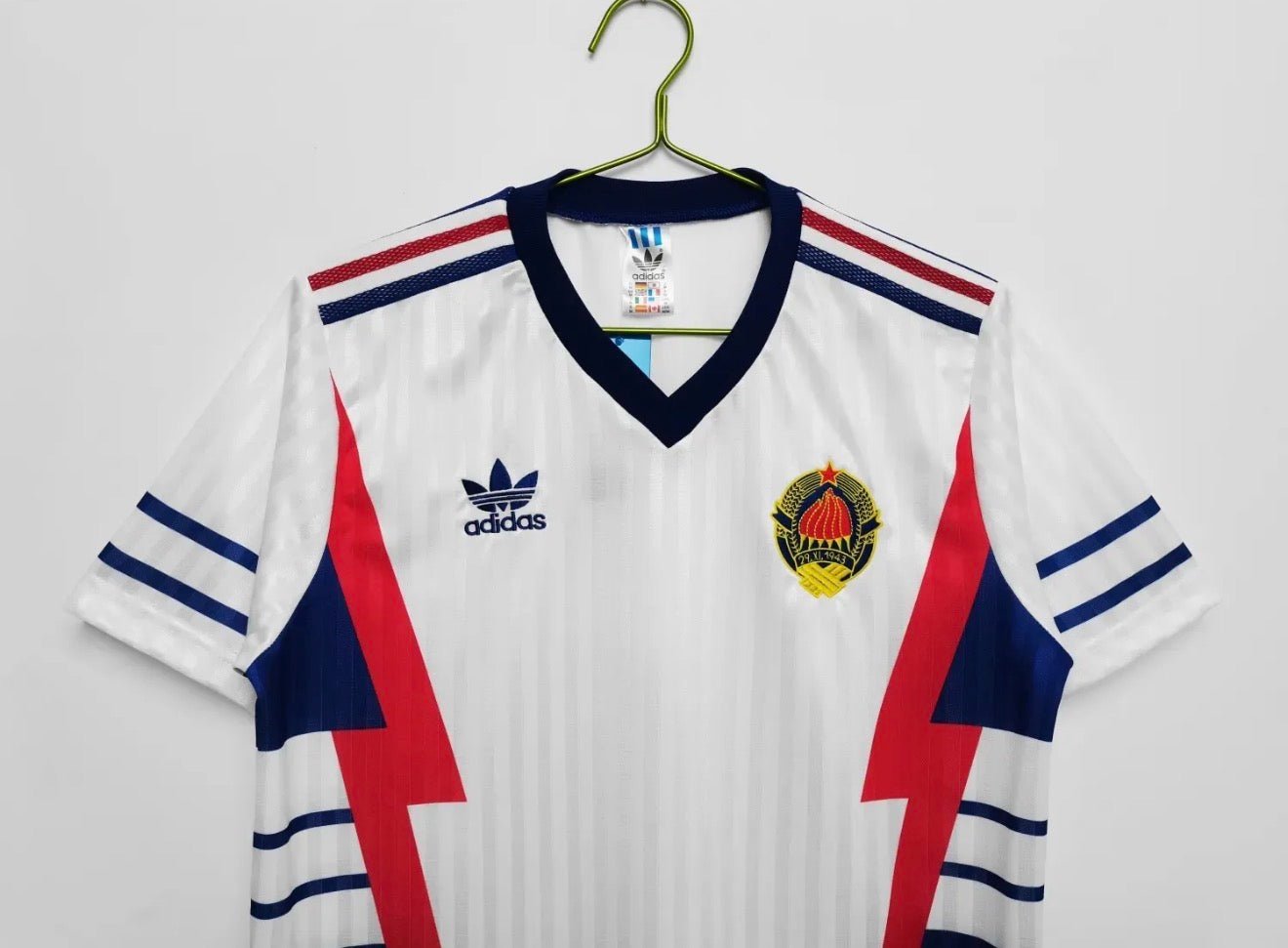 Yugoslavia 1990 World Cup Away Jersey. - World Cup Retro Soccer Shop