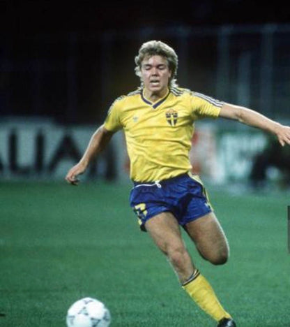 Sweden 🇸🇪 1990 “Italia 90” World Cup Home Jersey. - World Cup Retro Soccer Shop