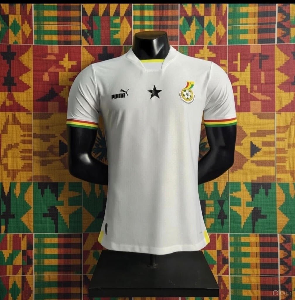 Ghana 🇬🇭 2022/23 Home Jersey. - World Cup Retro Soccer Shop