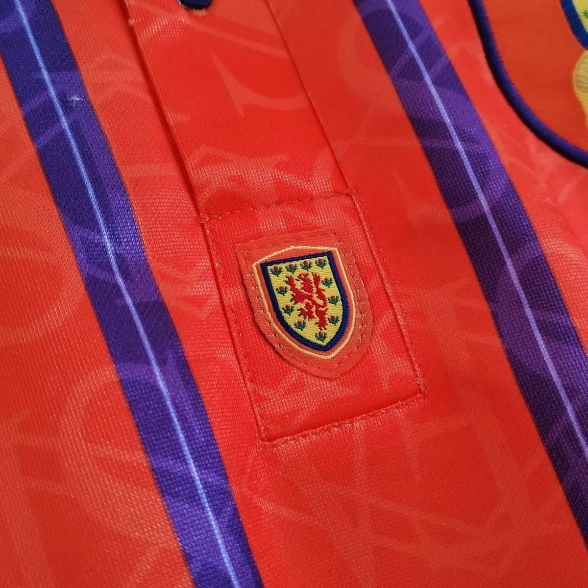 Scotland 🏴󠁧󠁢󠁳󠁣󠁴󠁿 1993/95 Away Jersey. - World Cup Retro Soccer Shop