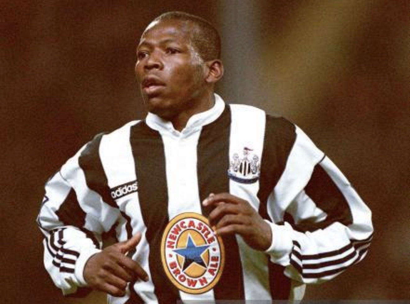 Newcastle United FC 95/97 Retro Home Jersey.