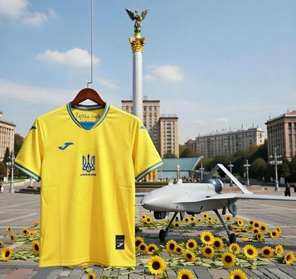Ukraine 🇺🇦 2024/25 Home Jersey. - World Cup Retro Soccer Shop