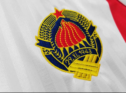 Yugoslavia 1990 World Cup Away Jersey. - World Cup Retro Soccer Shop