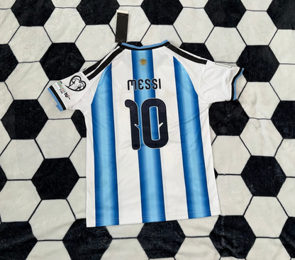 Argentina 🇦🇷 2026 World Cup Kids Kit Set, Home Jersey, Shorts & Socks.