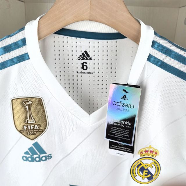 Real Madrid FC 2017/18 Home Retro Jersey.