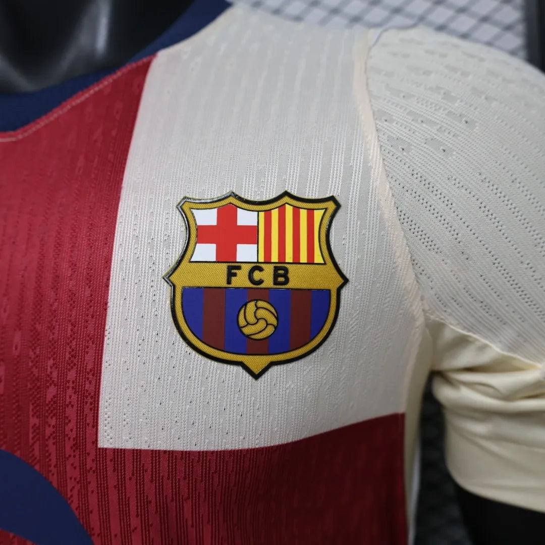 Barcelona FC 26/27 4th short sleeve jersey by World Cup Retro Soccer Shop, featuring team colors and logo.