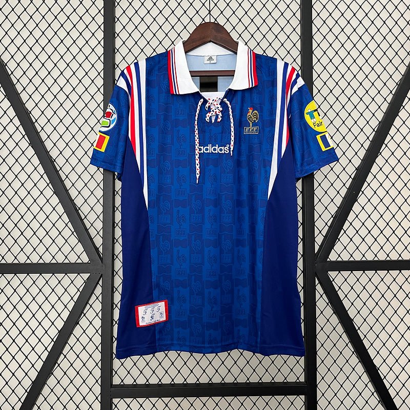 France 🇫🇷 Euro 1996 Home Jersey. - World Cup Retro Soccer Shop