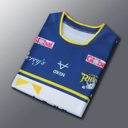 Super League Rugby Leeds Rhinos 2023 Home Kit. - World Cup Retro Soccer Shop
