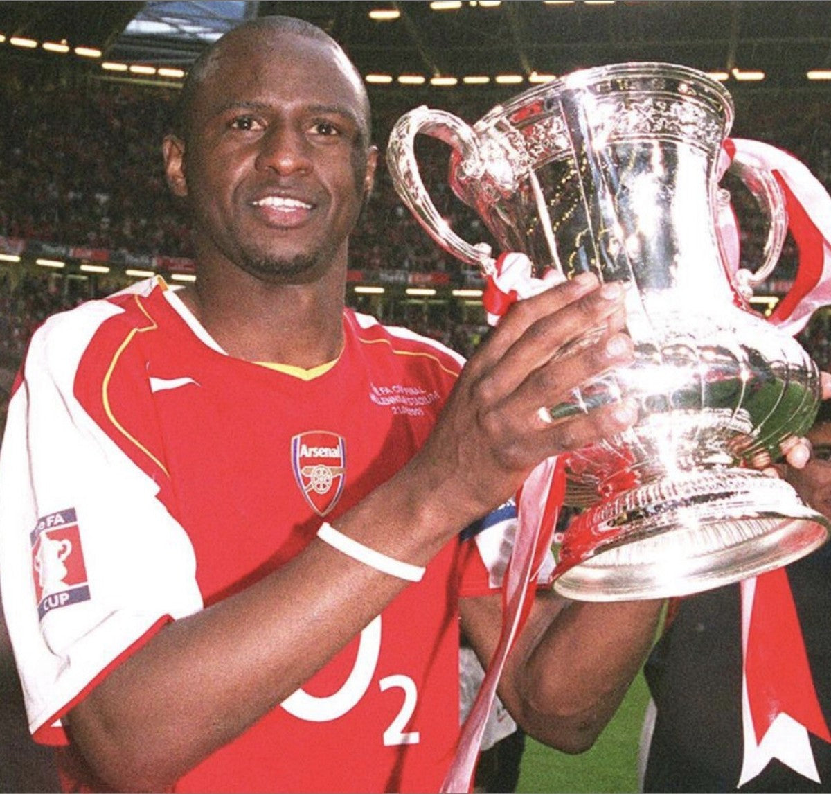 Arsenal FC 2002/04 Retro Home Kit.