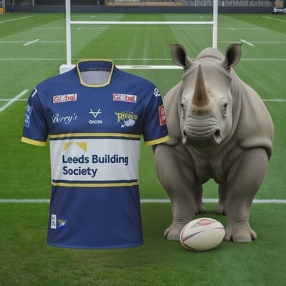 Super League Rugby Leeds Rhinos 2023 Home Kit.