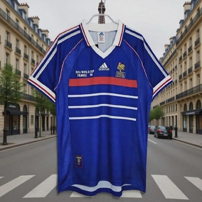 France 🇫🇷 1998 World Cup Champions Home Jersey.